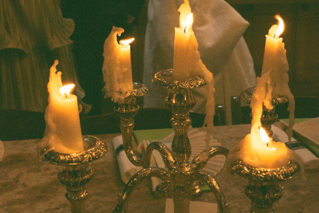 Bride & Groom dancing in the sunset at North georgia Elopement with Mountains in the background