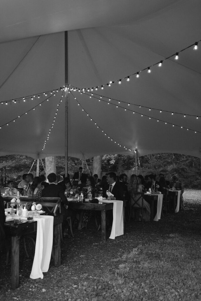 wedding reception tent 