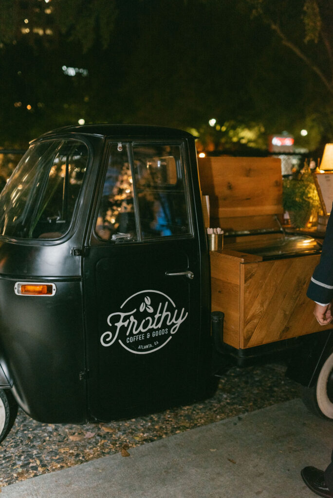 food truck at the stunning romantic old hollywood wedding