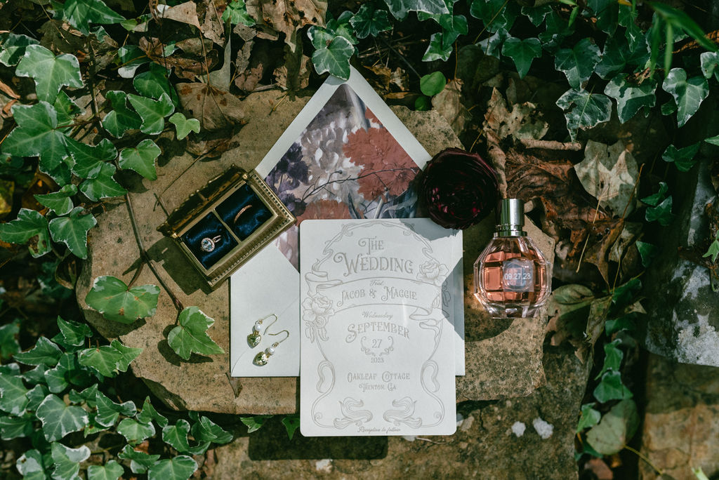 stunning ethereal wedding day details