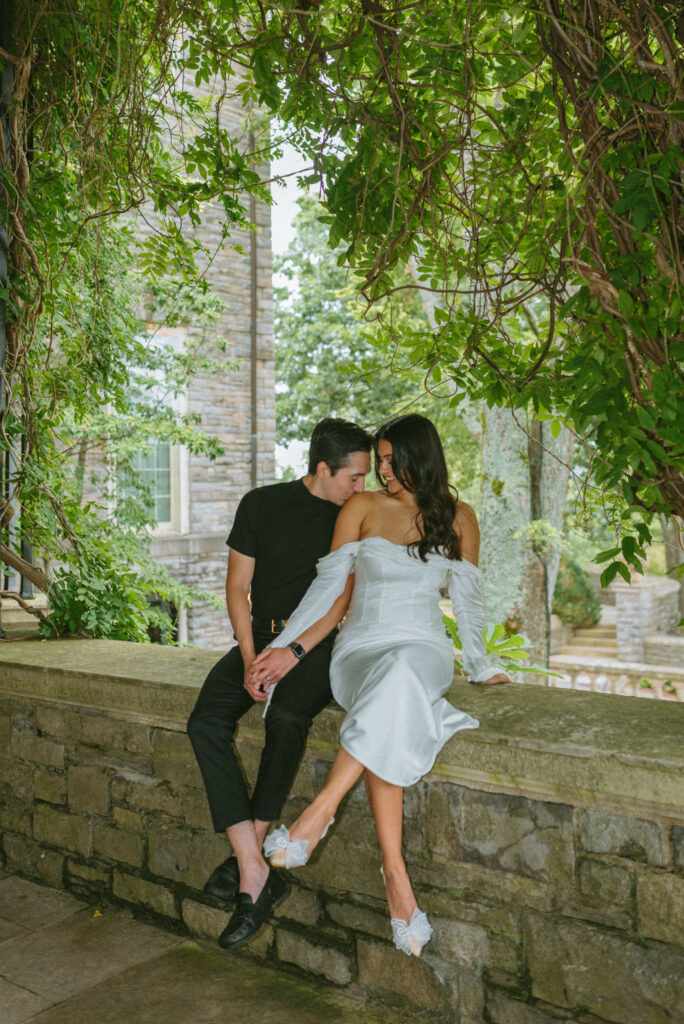 gorgeous couple at their engagement session