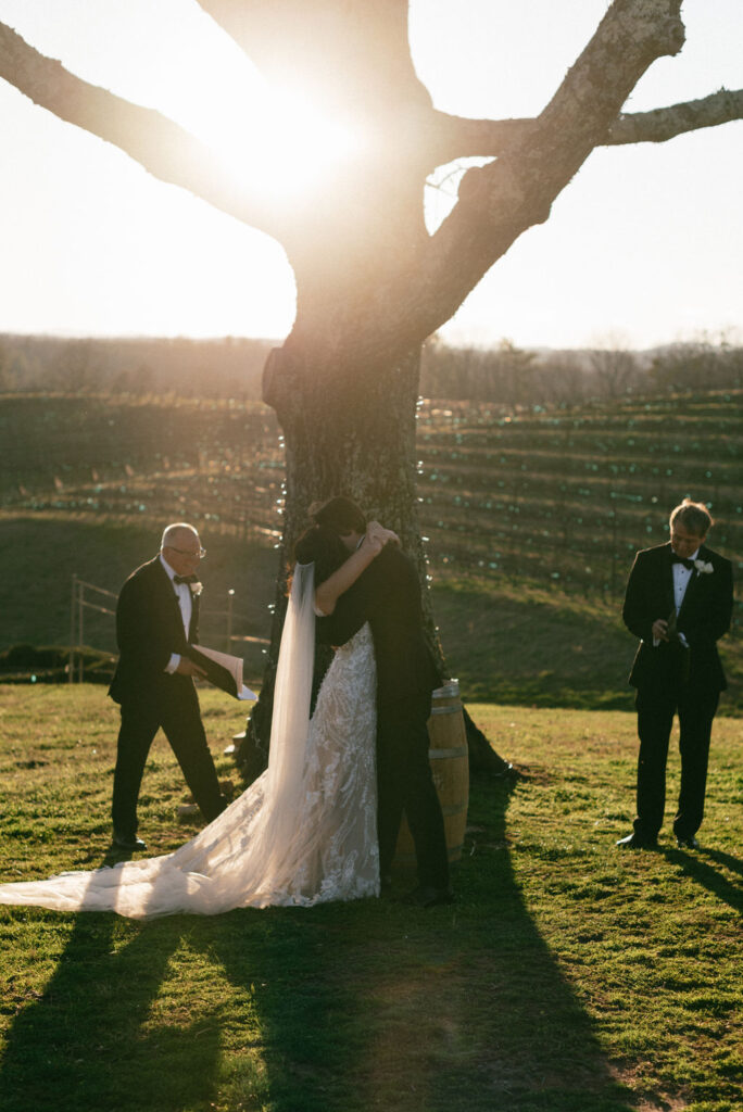 Beautiful Tuscan inspired vineyard wedding