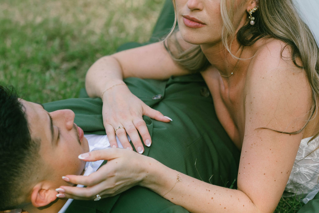 Bride and groom portraits