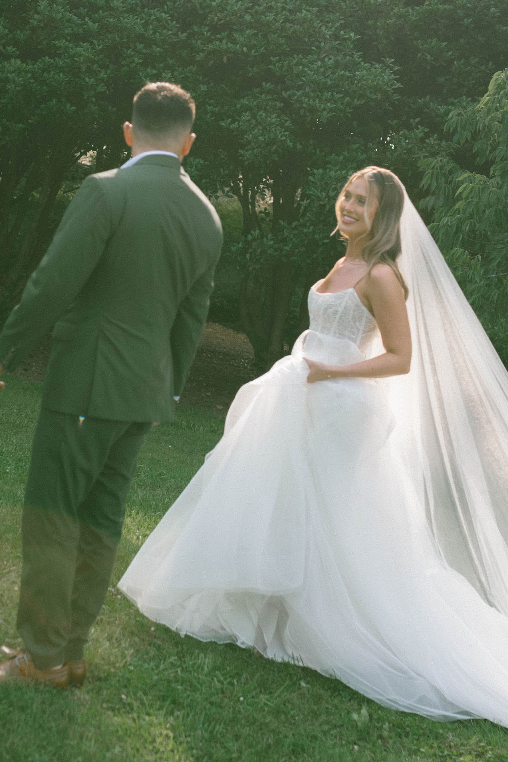 Bride and groom portrait