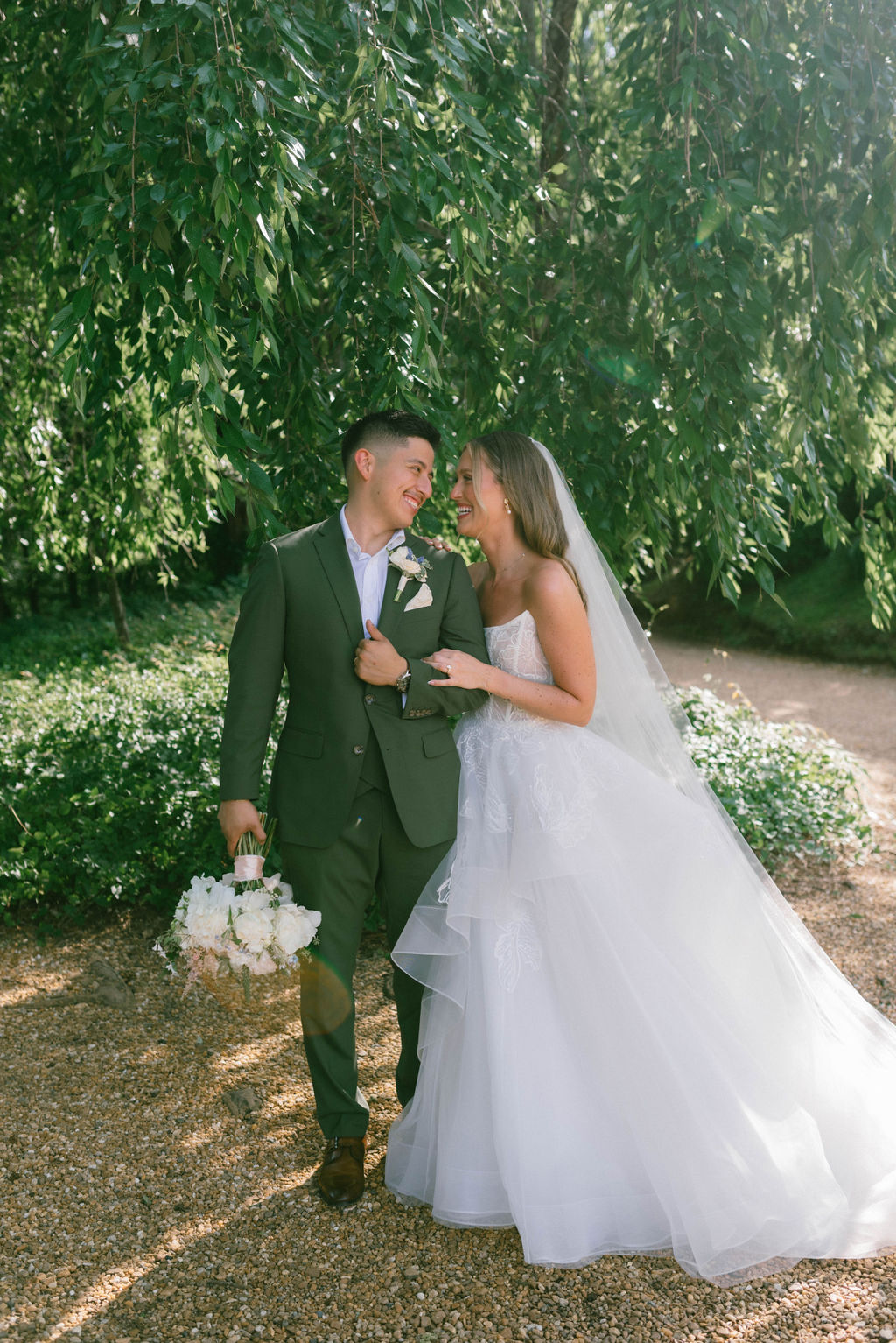 Bride and groom portrait