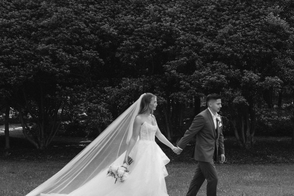 Bride and groom portrait