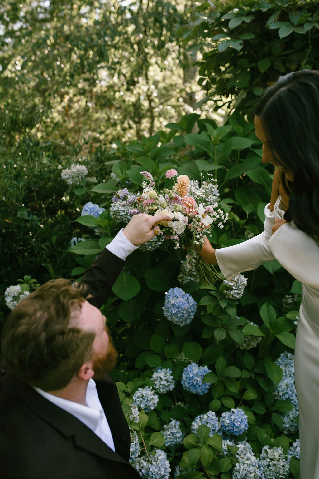 bride and groom portraits 