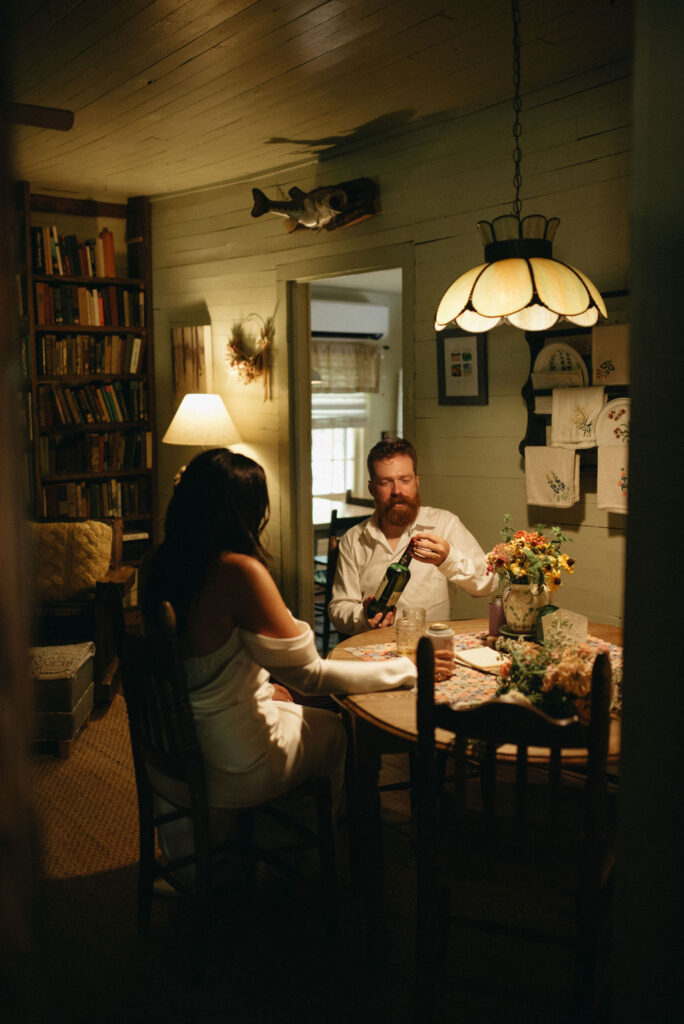 bride and groom portraits 