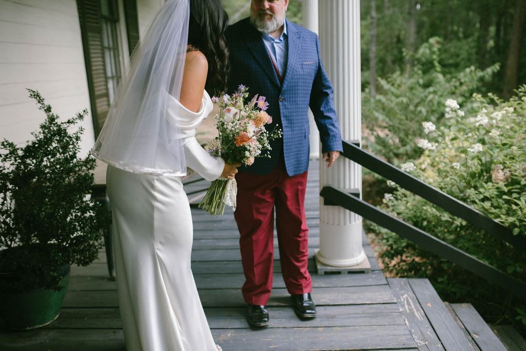 Bride and her father