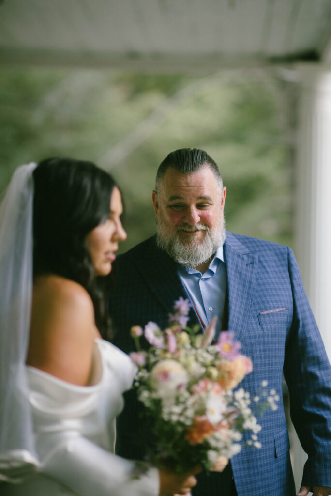 Bride and her father