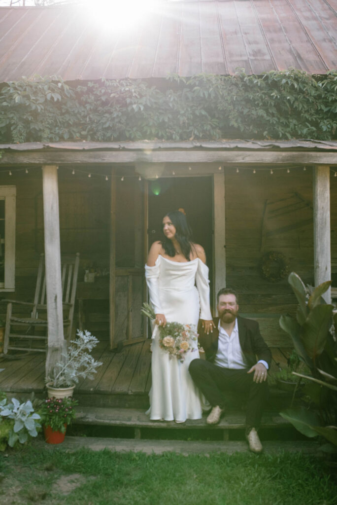 bride and groom portraits 