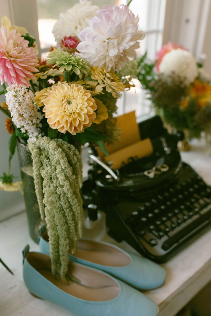 wedding detail jane austen inspired intimate backyard wedding