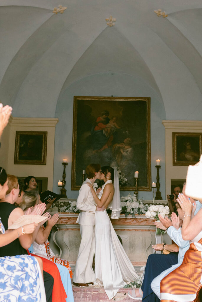 an intimate Italian escape wedding lgbtq wedding ceremony