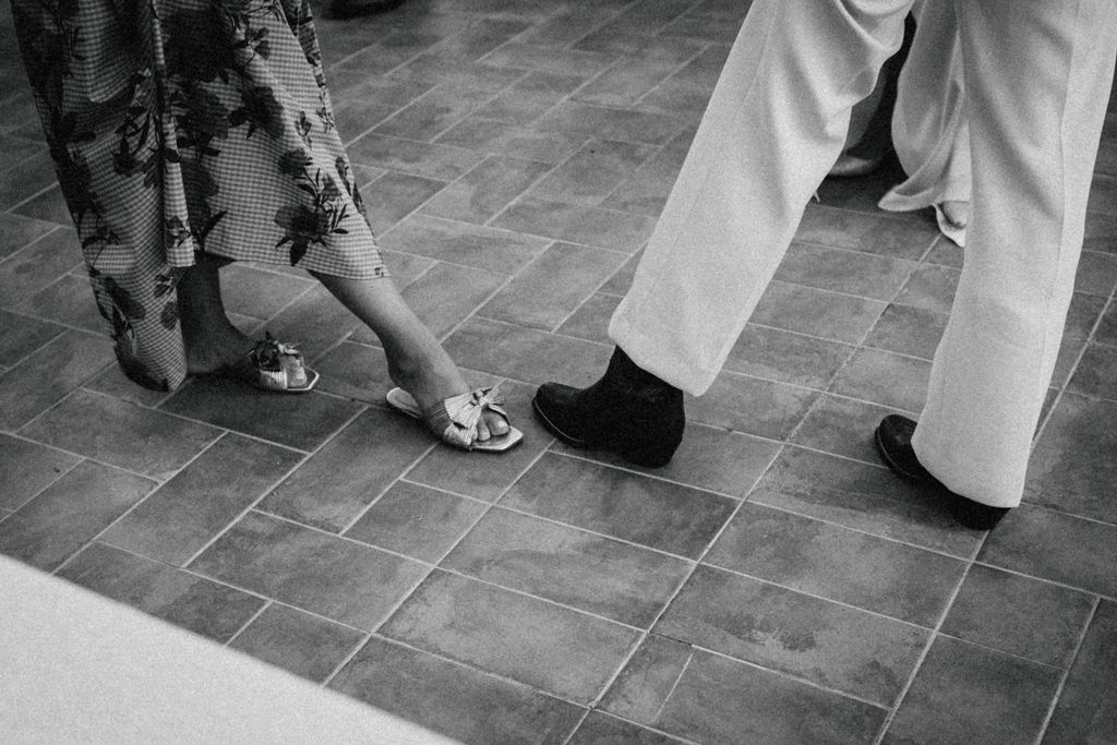 an intimate Italian escape wedding lgbtq wedding reception in an olive tree grove