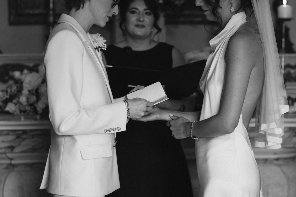 an intimate Italian escape wedding lgbtq wedding ceremony