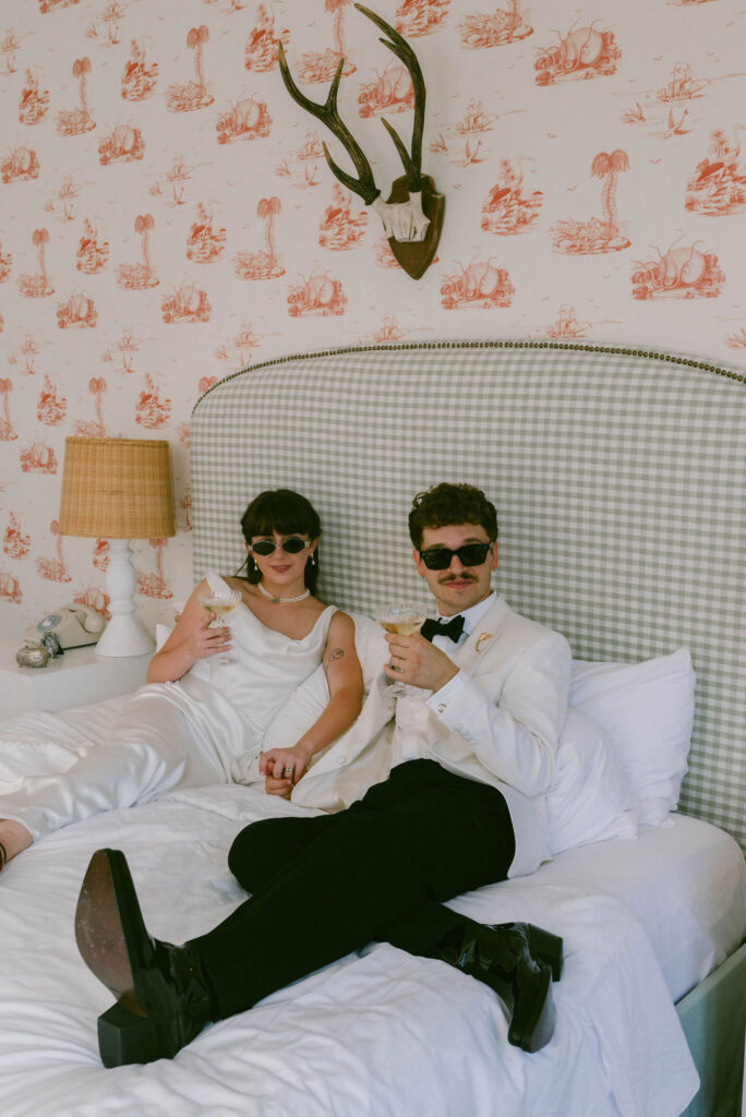 West Coast Intimate Wedding Portraits at Palihouse Santa Monica 