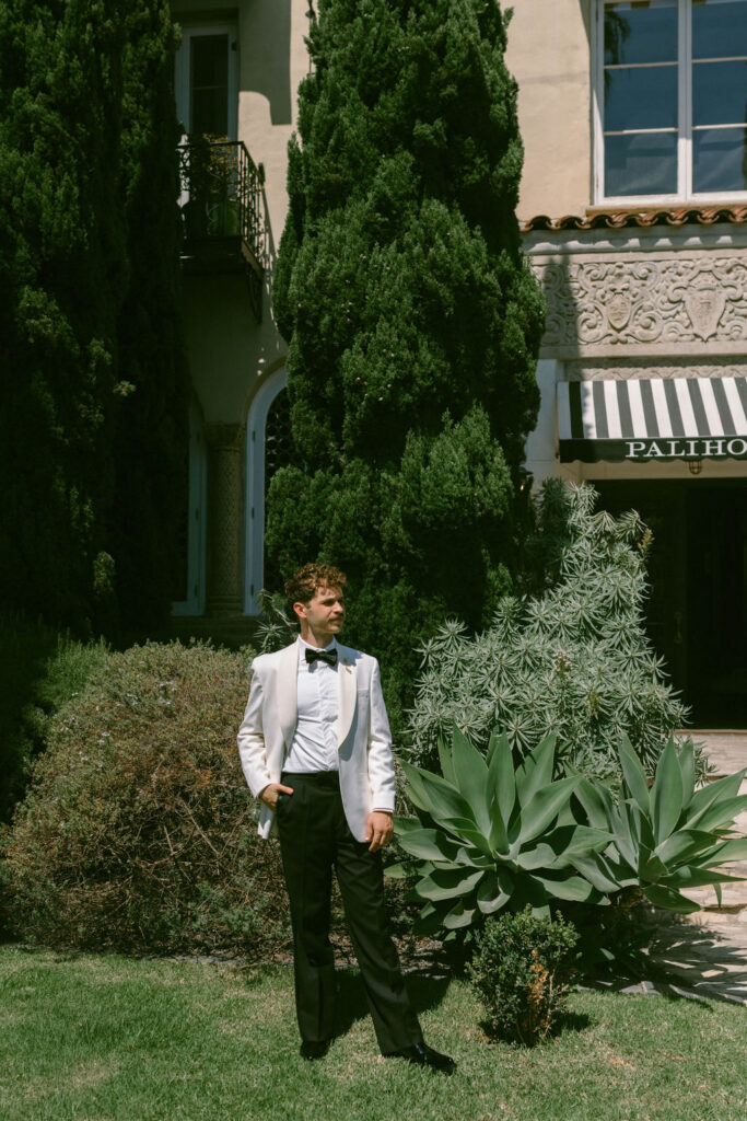 West Coast Intimate Wedding Portraits at Palihouse Santa Monica 