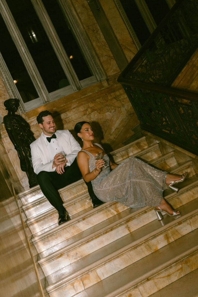 Romantic Providence Public Library Wedding Rhode Island 