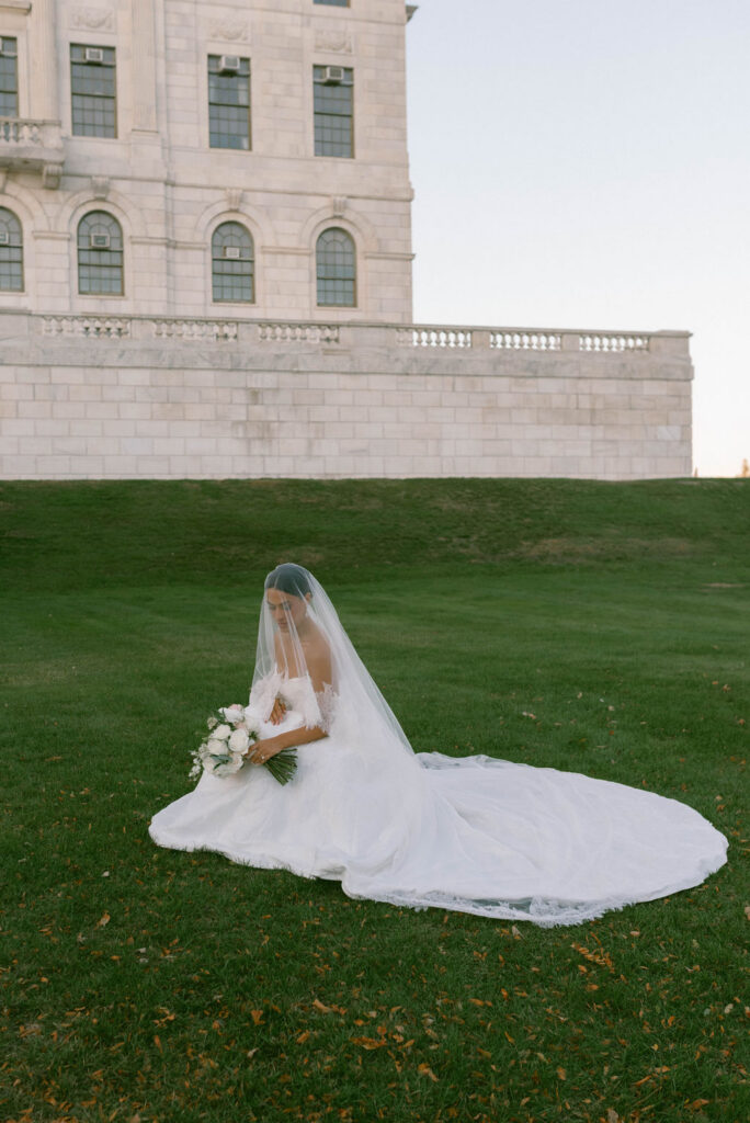 Romantic Providence Public Library Wedding Rhode Island 