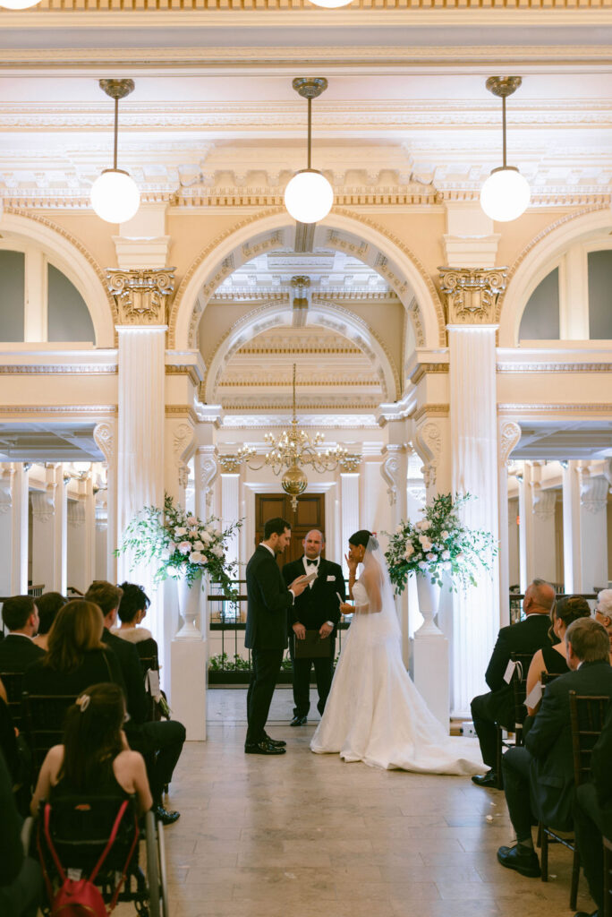 Romantic Providence Public Library Wedding Rhode Island 