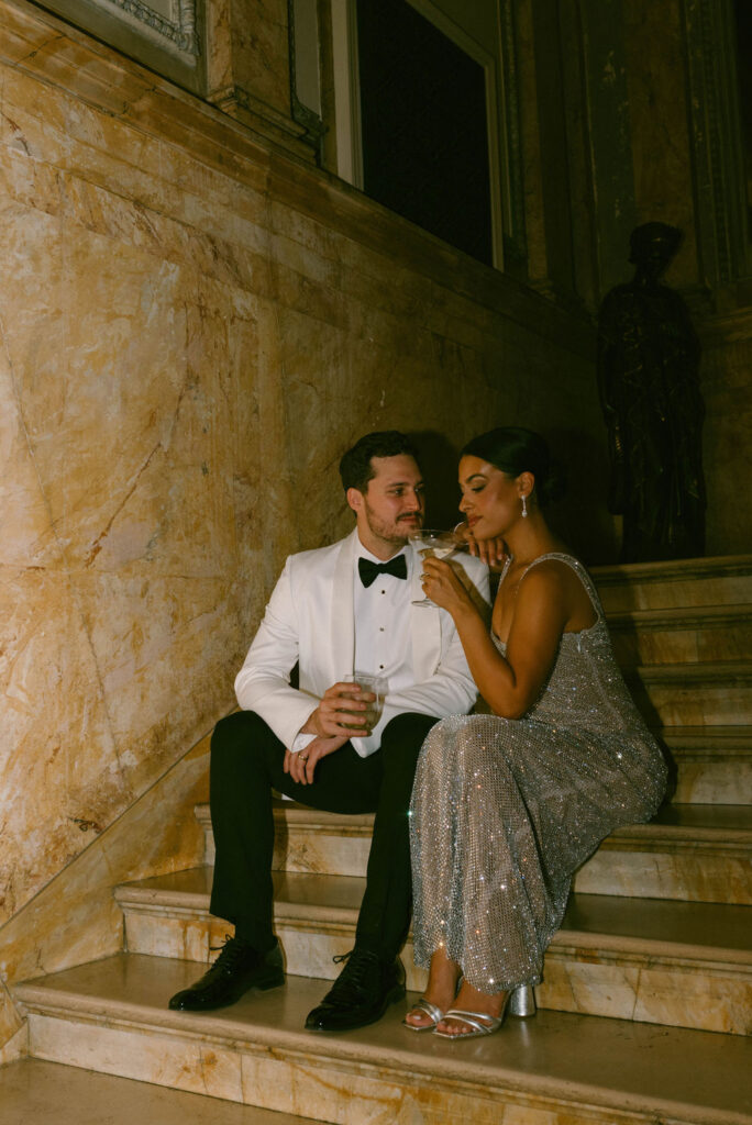 Romantic Providence Public Library Wedding Rhode Island 