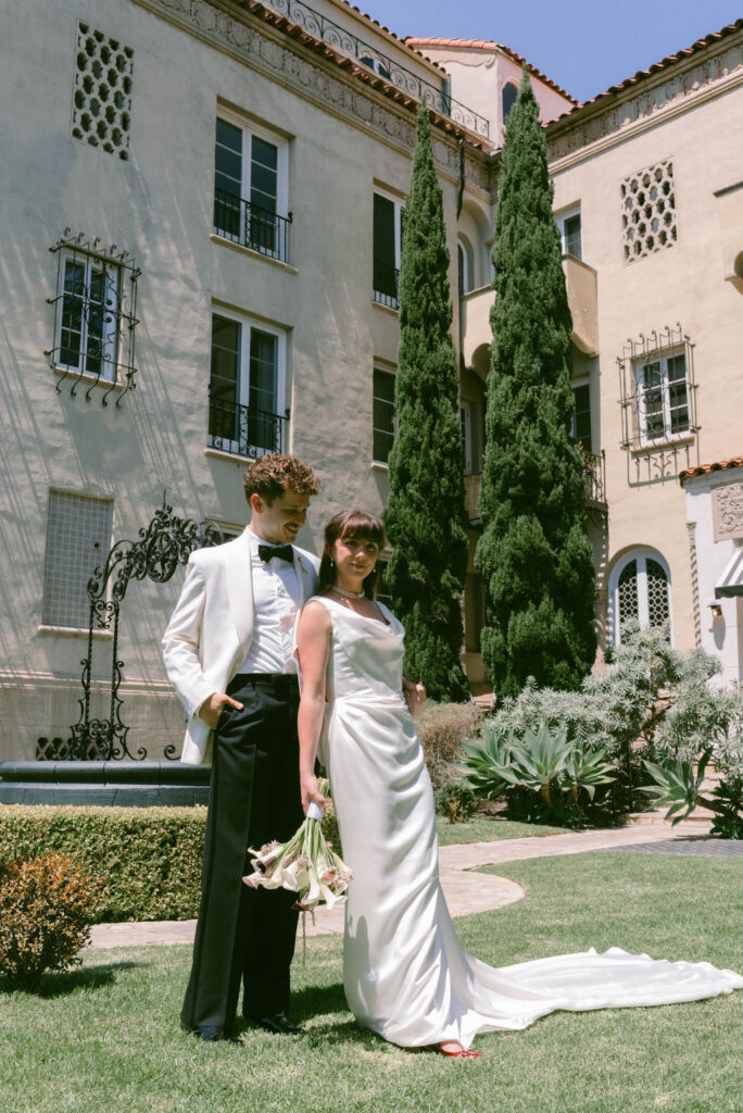 West Coast Intimate Wedding Portraits at Palihouse Santa Monica 