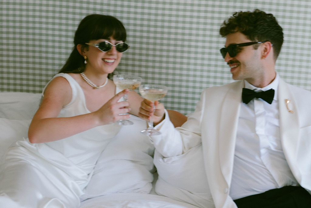 West Coast Intimate Wedding Portraits at Palihouse Santa Monica 