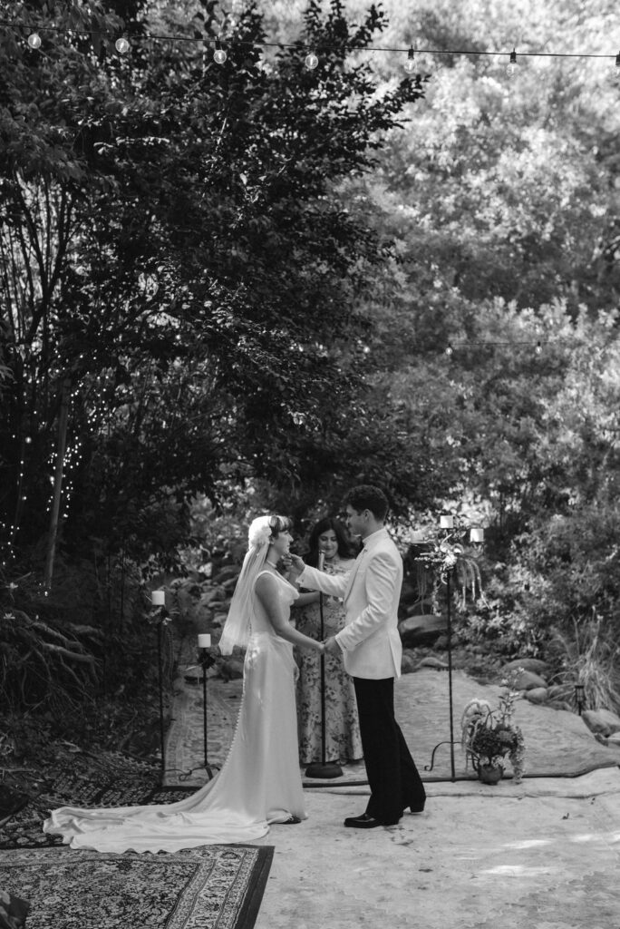 West Coast Intimate Wedding at Inn of the Seventh Ray in Topanga, CA