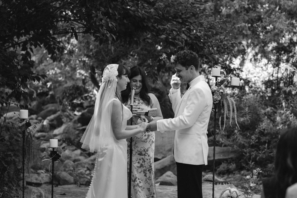 West Coast Intimate Wedding at Inn of the Seventh Ray in Topanga, CA