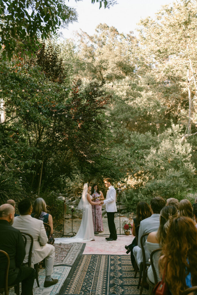 West Coast Intimate Wedding at Inn of the Seventh Ray in Topanga, CA