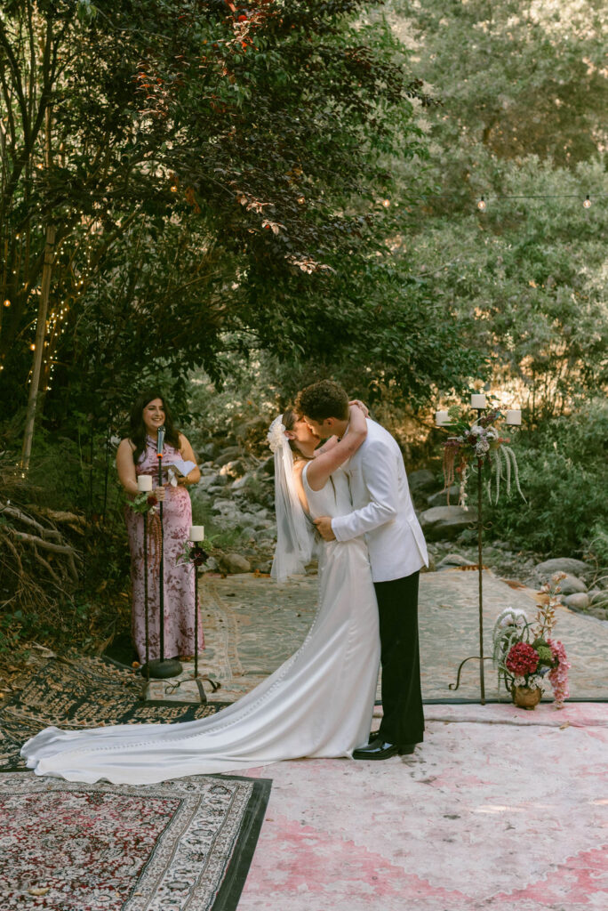 West Coast Intimate Wedding at Inn of the Seventh Ray in Topanga, CA