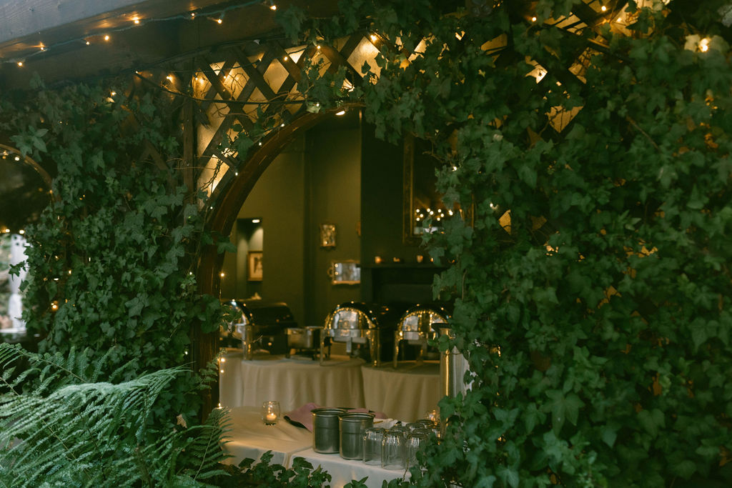 West Coast Intimate Wedding at Inn of the Seventh Ray in Topanga, CA reception