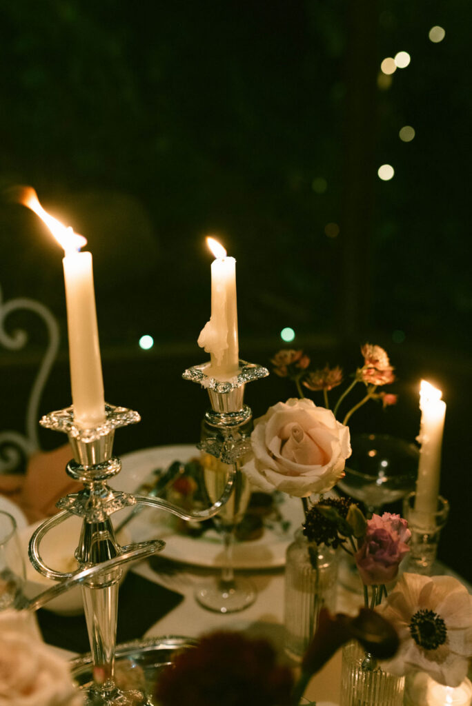 West Coast Intimate Wedding at Inn of the Seventh Ray in Topanga, CA reception