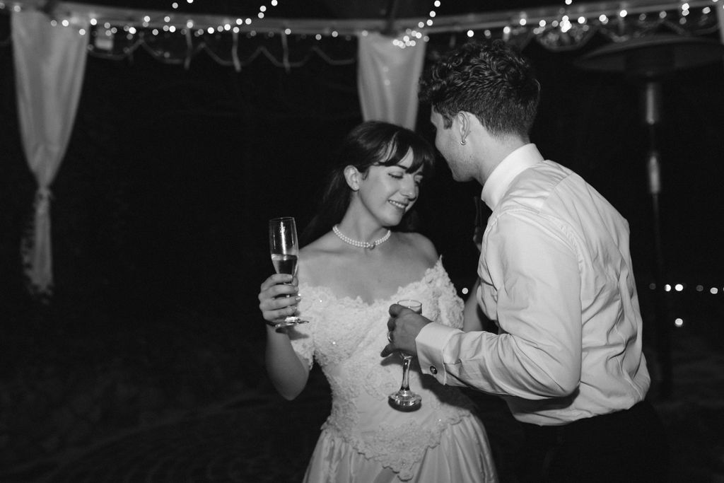 West Coast Intimate Wedding at Inn of the Seventh Ray in Topanga, CA reception