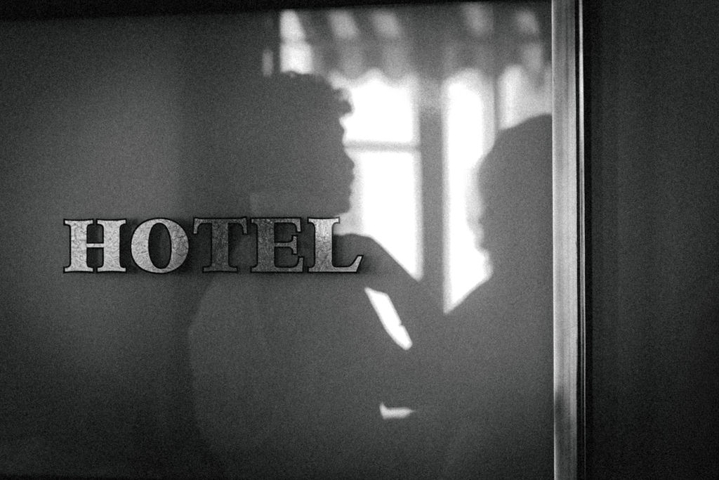 West Coast Intimate Wedding Portraits at Palihouse Santa Monica groom getting ready 