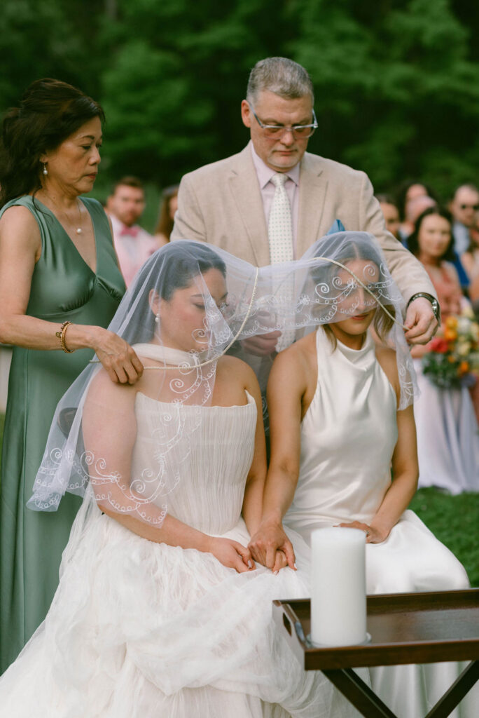 An Upstate New York Wedding at Woodhouse Lodge LGBTQ wedding Ceremony