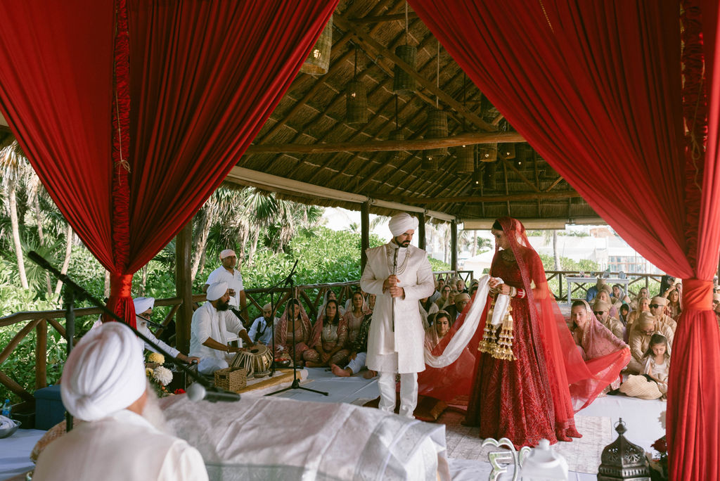 Destination Sikh Wedding in Tulum, Mexico