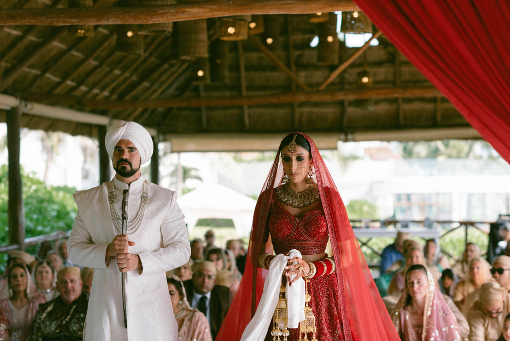 Destination Sikh Wedding in Tulum, Mexico