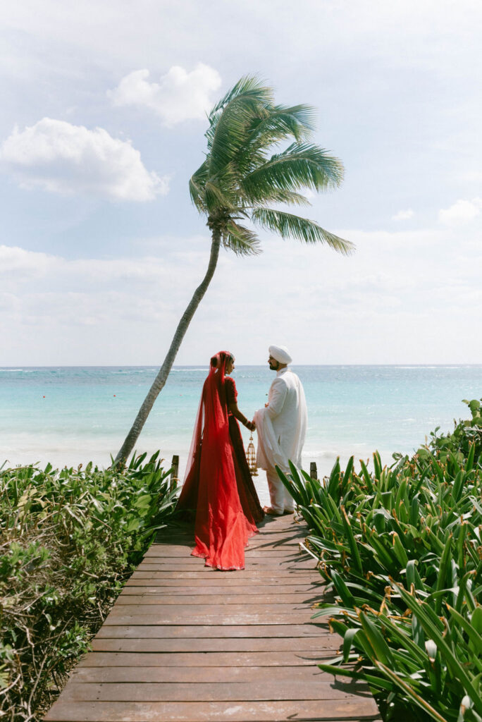 Destination Sikh Wedding in Tulum, Mexico