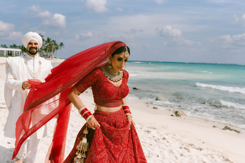 Destination Sikh Wedding in Tulum, Mexico