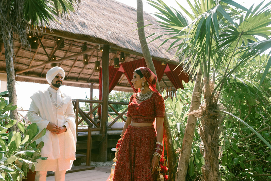 Destination Sikh Wedding in Tulum, Mexico