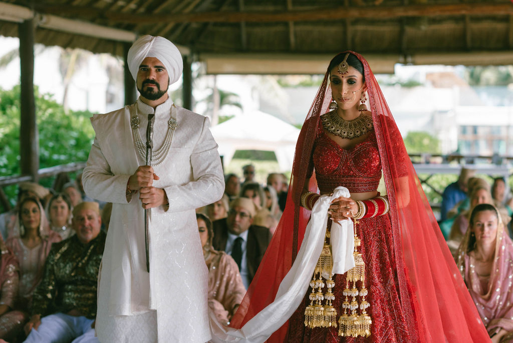 Destination Sikh Wedding in Tulum, Mexico